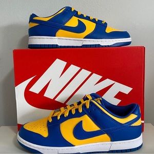 Nike Dunk Low “UCLA” Men’s Size 10 Blue Jay University Gold White Sneakers